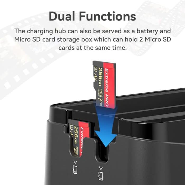 Für Insta360 X5 Kamera AMagisn Batterie Ladegerät Schnelle Ladestation Für 3 Batterien Gleichzeitig – Bild 9