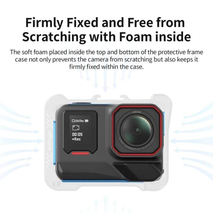 For Insta360 Ace Pro 2 / Ace Pro Camera AMagisn Quick Release Metal Cage Horizontal & Vertical Shooting Protective Frame – Bild 7