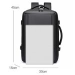 WEIXIER B759 Simple Expandable Men Shoulder Bag Large Capacity Laptop Backpacks – Bild 12