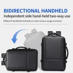 WEIXIER B759 Simple Expandable Men Shoulder Bag Large Capacity Laptop Backpacks – Bild 7