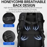 WEIXIER B759 Simple Expandable Men Shoulder Bag Large Capacity Laptop Backpacks – Bild 9