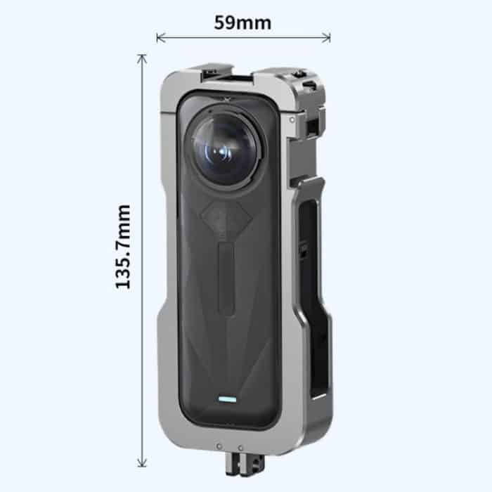 Für Insta360 X5 HEPAIL AC-81 Metall Kaninchen Käfig Erweiterte Schutz Rahmen – Bild 4
