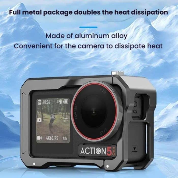 Für DJI Osmo Action 5 Pro / 4 / 3 HEPAIL AC70 Metall-Kaninchenkäfig – Bild 3