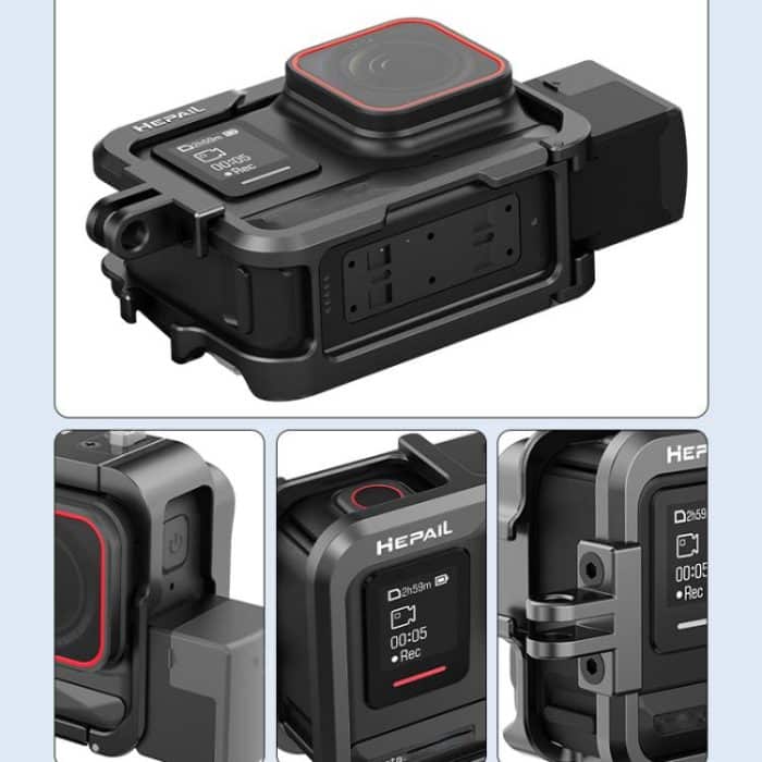 Metal Rabbit Cage Camera Frame Accessories, For Insta360 Ace HEPAIL AC-25, For Insta360 Ace Pro HEPAIL AC-26 – Bild 11