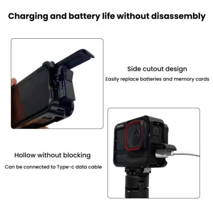 Metal Rabbit Cage Camera Frame Accessories, For Insta360 Ace HEPAIL AC-25, For Insta360 Ace Pro HEPAIL AC-26 – Bild 10