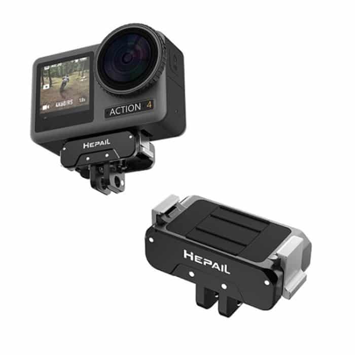 Für DJI Osmo Action 4/3 HEPAIL AC-17 Metall Magnetische Quick Release – Bild 1