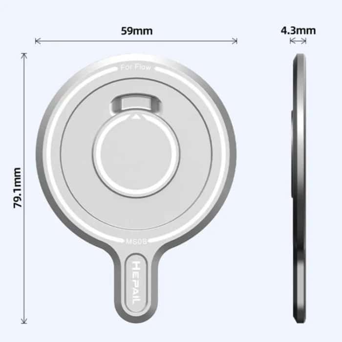 Für Insta360 FLow HEPAIL MS08 Gimbal Magnet Telefon Halter – Bild 3
