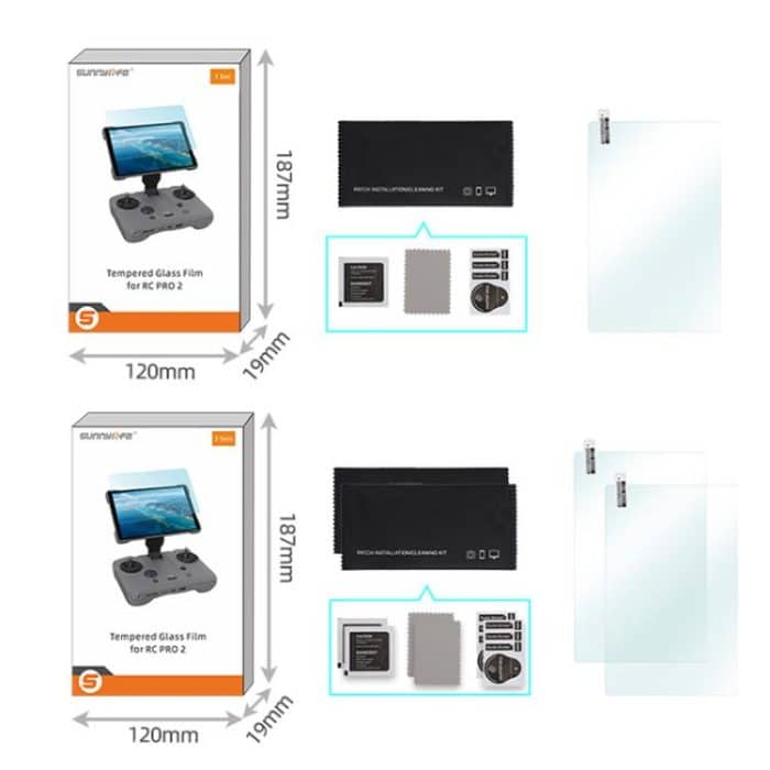 For DJI RC PRO 2 / Mavic 4 Pro Tempered Glass Screen Protector Explosion-proof Protective Film, Sunnylife BHM01, Sunnylife BHM02 2pcs – Bild 8
