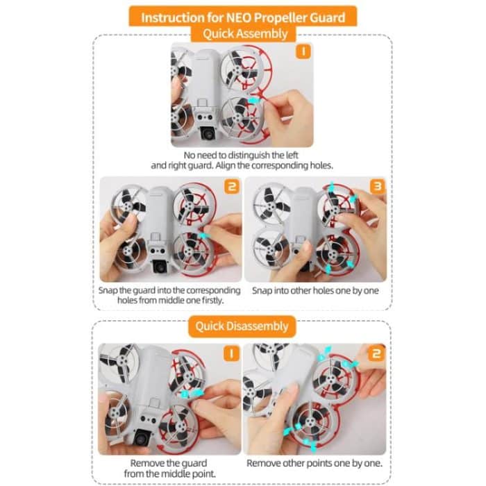 For DJI NEO Sunnylife NE-KC863 Paddle Blade Protective Cover Anti-Collision Ring – Bild 8