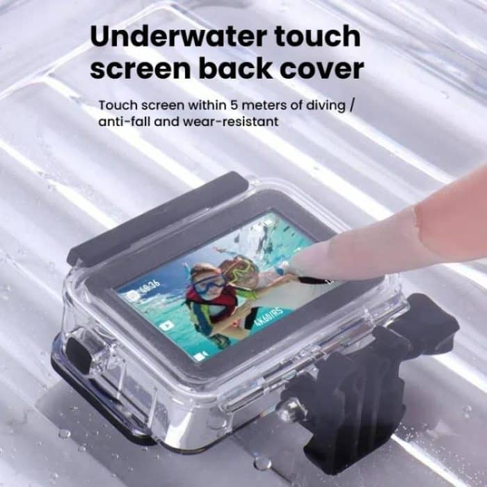 For DJI Osmo Action 3/4/5 Waterproof Case 5m Underwater Touchscreen Dive Housin – Bild 3