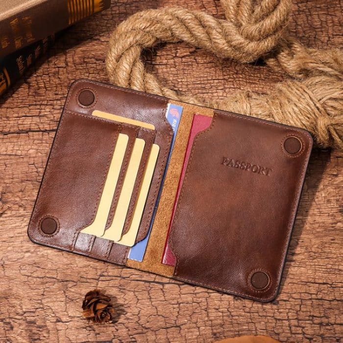 HUMERPAUL BP734 Leather Passport Document Holder – Bild 7