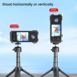 Für Insta360 X3 HEPAIL AC62 Metall Kaninchen Käfig Magnetische Saug Horizontale Vertikale Schutz Rahmen – Bild 8