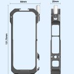 Für Insta360 X3 HEPAIL AC62 Metall Kaninchen Käfig Magnetische Saug Horizontale Vertikale Schutz Rahmen – Bild 10