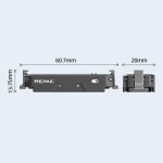 Für Insta360 GO 3 / 3S HEPAIL AC69 Aluminiumlegierung Schnellverschluss-Ladestation – Bild 8