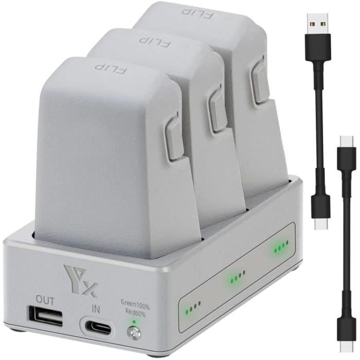 Für DJI Flip YX 3-Wege-Ladegerät Bidirektionales Batteriemanagementsystem – Bild 1