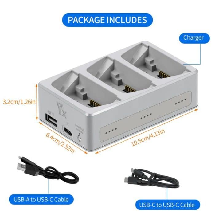 Für DJI Flip YX 3-Wege-Ladegerät Bidirektionales Batteriemanagementsystem – Bild 11