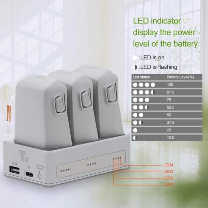 Für DJI Flip YX 3-Wege-Ladegerät Bidirektionales Batteriemanagementsystem – Bild 8