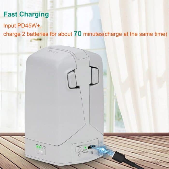 Für DJI Flip YX 2-Wege-Vertikal-Batterieladegerät, bidirektionales Batteriemanagementsystem – Bild 2