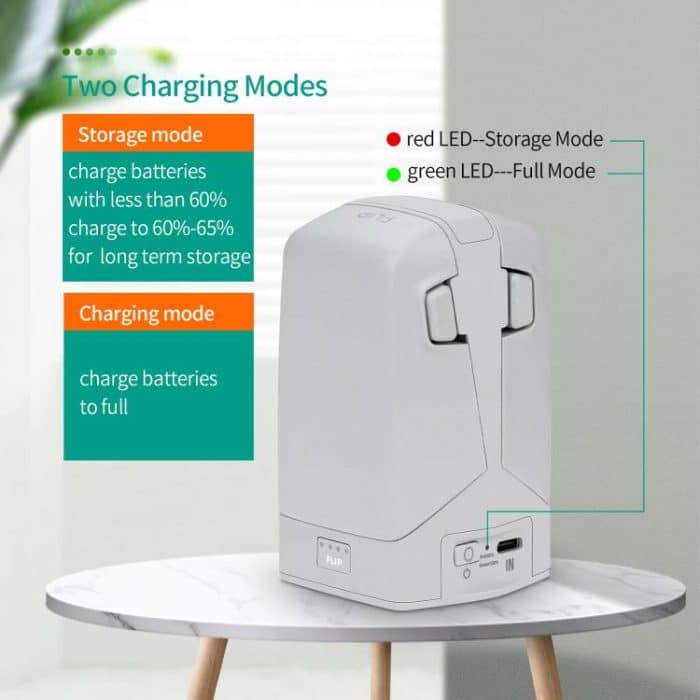 Für DJI Flip YX 2-Wege-Vertikal-Batterieladegerät, bidirektionales Batteriemanagementsystem – Bild 4