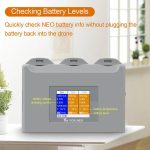 Für DJI Neo Batterie Ladegerät YX 3-weg Farbe Bildschirm Ladegerät Hub Ladestation – Bild 8