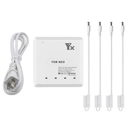 For DJI Neo Drone YX 4-port Battery Charger Charging Hub, US Plug, EU Plug, UK Plug, AU Plug