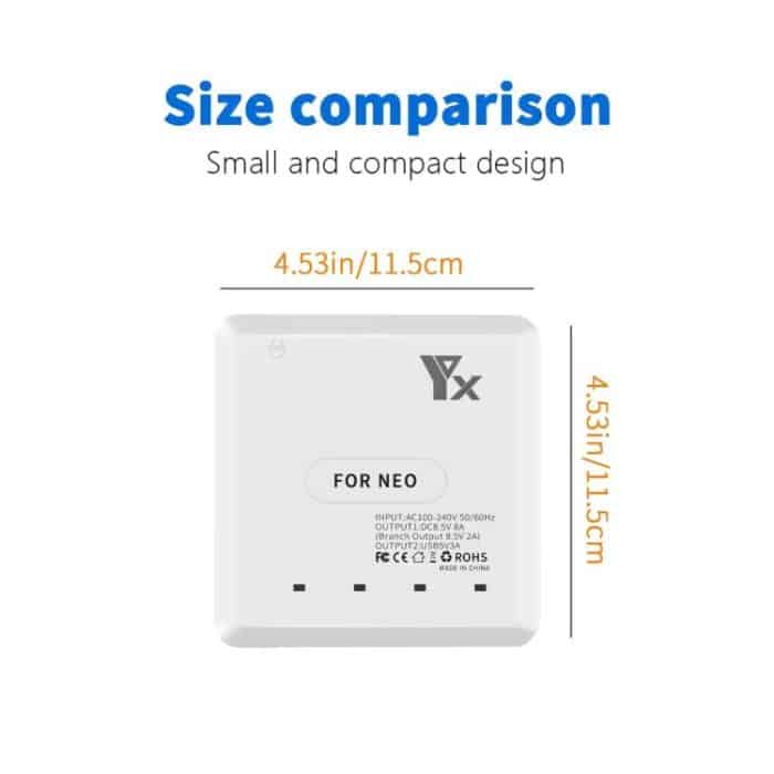 For DJI Neo Drone YX 4-port Battery Charger Charging Hub, US Plug, EU Plug, UK Plug, AU Plug – Bild 7