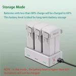 YX 3-Way Battery Charger For DJI Mini 4 Pro/Mini 3/Mini 3 Pro Charging Hub, Without Pulg, 35W US Plug, 35W EU Plug – Bild 4