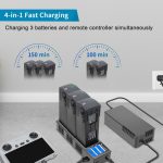 For DJI Mavic 3 YX Battery Charger Discharger Hub 3-in-1 Smart Charging Station With Color Screen, US Plug, AU Plug, EU Plug, UK Plug – Bild 4