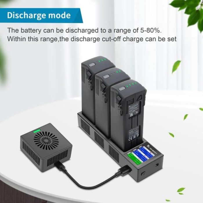 For DJI Mavic 3 YX Battery Charger Discharger Hub 3-in-1 Smart Charging Station With Color Screen, US Plug, AU Plug, EU Plug, UK Plug – Bild 5