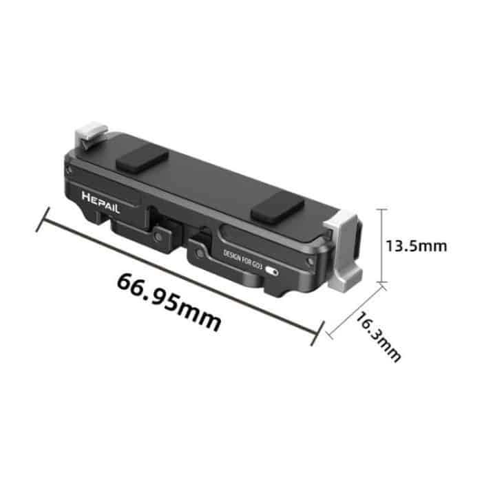 Für Insta360 GO 3 / 3S HEPAIL AC-08 Aluminiumlegierung Magnetische Schnellwechselbasis – Bild 4