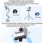 Für Insta360 GO 3 / 3S HEPAIL AC-08 Aluminiumlegierung Magnetische Schnellwechselbasis – Bild 5