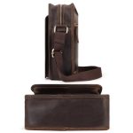 HUMERPAUL MH702 Men Vertical Crossbody Bag Casual Leather Shoulder Bag – Bild 3