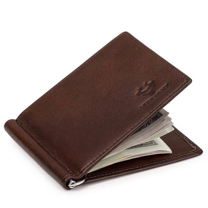TBD0606090401A.jpg HUMERPAUL BP827 Simple Leather Wallet Lightweight Men Card Holder – Bild 1