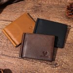 HUMERPAUL BP827 Simple Leather Wallet Lightweight Men Card Holder – Bild 2
