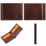 HUMERPAUL BP827 Simple Leather Wallet Lightweight Men Card Holder – Bild 4