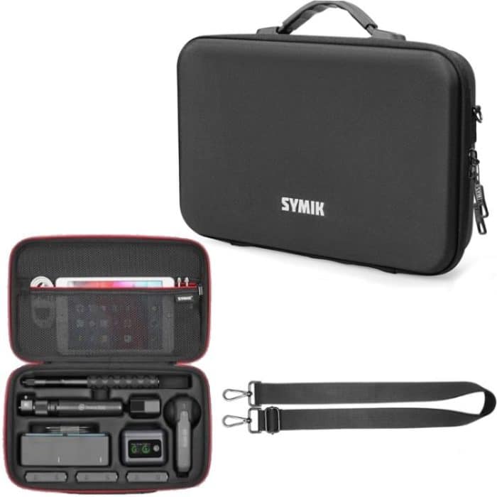 TBD0606090701A.jpg For Insta360 X5 / X4 Camera SYMIK Large Capacity Storage Bag Handbag Messenger Carrying Case – Bild 1