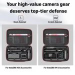 For Insta360 X5 / X4 Camera SYMIK Large Capacity Storage Bag Handbag Messenger Carrying Case – Bild 7