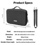 For Insta360 X5 / X4 Camera SYMIK Large Capacity Storage Bag Handbag Messenger Carrying Case – Bild 9