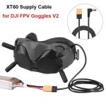 Für DJI FPV Goggles V2 XT60 zu DC Power Kabel Stabile Netzteil Stecker