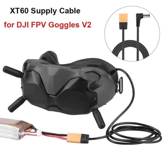 Für DJI FPV Goggles V2 XT60 zu DC Power Kabel Stabile Netzteil Stecker – Bild 1
