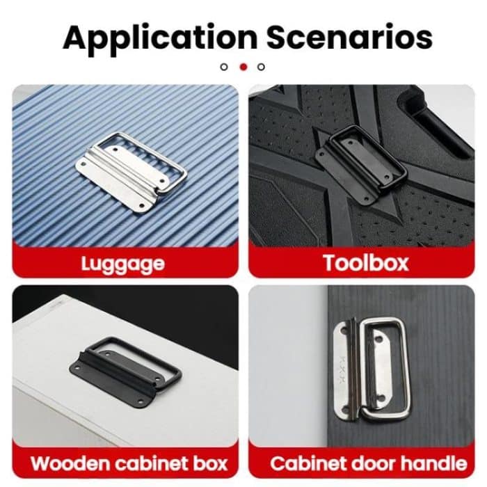 304 Stainless Steel Folding Pull Handle For Cabine Kitchen Drawer Door Toolbox, 50mm, 75mm, 100mm – Bild 4