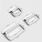 304 Stainless Steel Folding Pull Handle For Cabine Kitchen Drawer Door Toolbox, 50mm, 75mm, 100mm – Bild 5