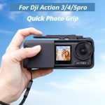 Street Vlogging Handle For DJI Osmo Action 5 Pro / Action 4 / Action 3 Magnetic Grip, For DJI Osmo Action – Bild 2