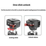 FlexiFilm TG-Q2S Aluminum Alloy Arca Quick Release Plate Gimbal Slide Rail Quick Release Parts – Bild 8