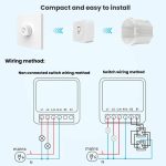 Smart Switch Voice Timer Switch For Amazon Alexa / Google Assistant, FS-02W 1CH WiFi 16A, FS-02W 1CH WiFi+Bluetooth 16A, FS-02HW 2CH WiFi+Bluetooth 16A, FS-02HW 2CH WiFi+Bluetooth 10A, FS-03W5 3CH WiFi+Bluetooth 10A, FS-04W5 4CH WiFi+Bluetooth 5A... – Bild 8