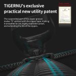 Tigernu Men Large Capacity Chest Bag Anti-Theft Crossbody Shoulder Bag with TSA007 Approved Lock, Tigernu Black – Bild 7