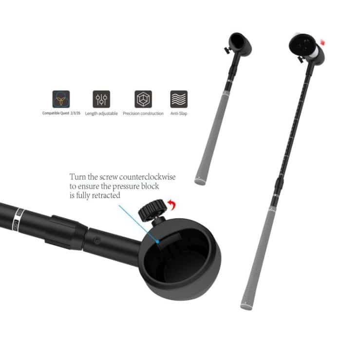 Für Meta Quest 3S / 3 / 2 DOBE TY-3881 Griff Golf Club Universal Sports Club Grip – Bild 2