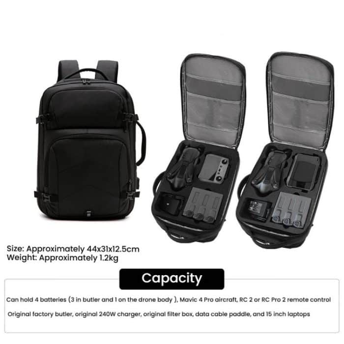 For DJI Mavic 4 Pro Fly More Combo / Creator Combo Backpack 15-inch Laptop Bag, MA-003 – Bild 5