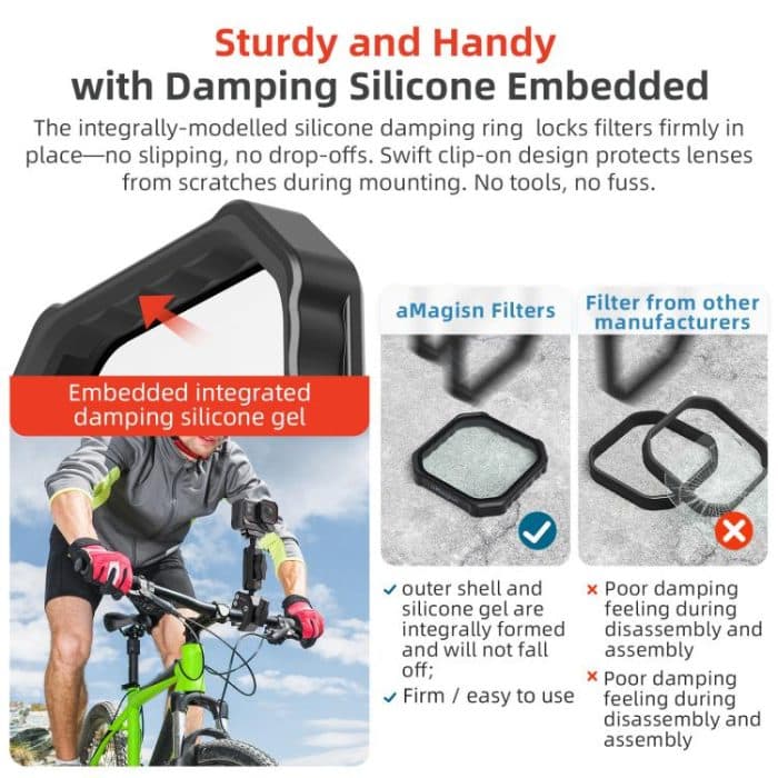 Für Insta360 Ace Pro / Ace Pro 2 aMagisn AC28 Filter, UV, CPL, ND8+ND6+ND32+ND64, CPL+ND8+ND16+ND32 – Bild 9