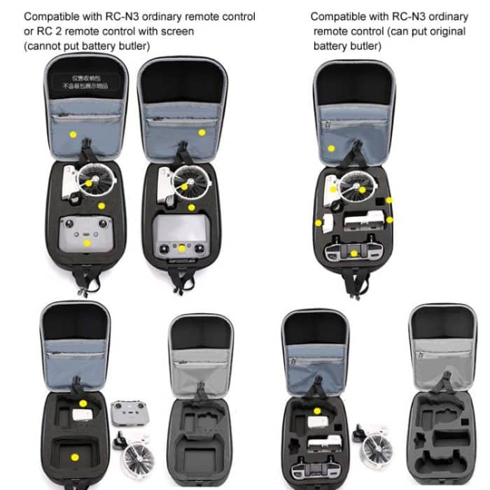 BKANO Lightweight Shoulder Bag & Chest Pack Compact Carrying Case, For DJI Flip RC-N3 /RC 2 Version, For DJI Flip RC-N3 Version – Bild 4